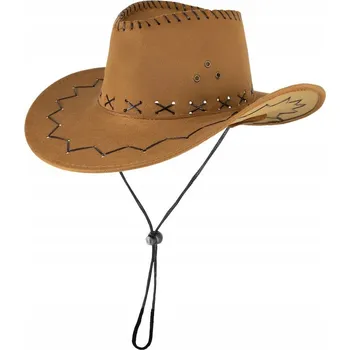 Klobouk Kovbojský klobouk světle hnědý