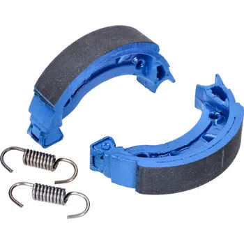 Brzda pro motocykl Sada brzdových paken Polini Sport 90x18 mm včetně pružin pro bubnovou brzdu, pro Piaggio / Vespa Ciao, Bravo, Grillo, SI, Vespino s drátěným kolem 176.0151/R