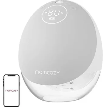 Odsávačka mléka Handsfree odsávačka mateřského mléka Momcozy M9 (Šedá)