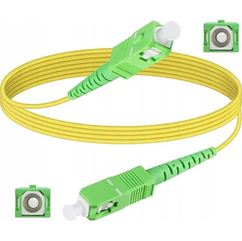 Síťový kabel Optický patch kabel pro internet SC-APC/SC-APC 10 m