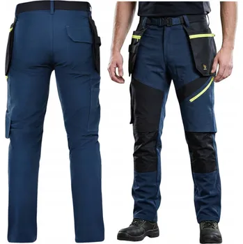 Pracovní obuv PRACOVNÍ KALHOTY DO PASU PROCERA AXEL ELASTICKÉ SPANDEX BOJOVKY vel. 58