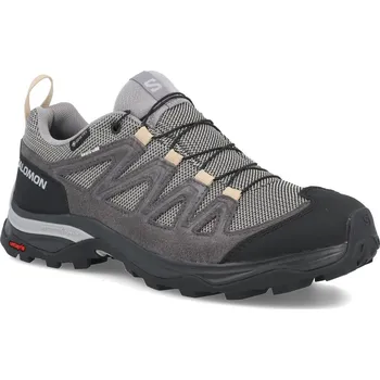 Dámská treková obuv Salomon X Ward Leather GTX W L47182400 - gull black ebony 41 1/3