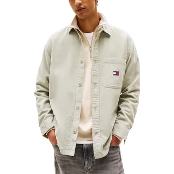 Pánská větrovka Tommy Hilfiger džínová bunda Tommy Hilfiger Jeans šedá | kaki | krémová 3488858