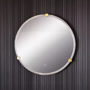 Zrcadlo Zrcadlo Zuma Line nástěnné kulaté rám plast 60 x 60 mm