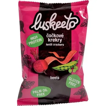 Luskeeto Luštěninové krekry řepové, 40 g