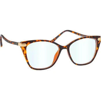 Brýle na čtení BRILO Dioptrické brýle pro práci u počítače 530-B +3,25 brown flex