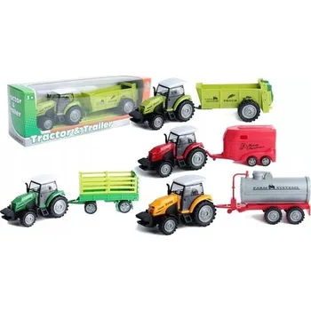 autíčko Traktor s přívěsem HRAČKA TRAKTOR Traktůrek Hračka - Zemědělský stroj