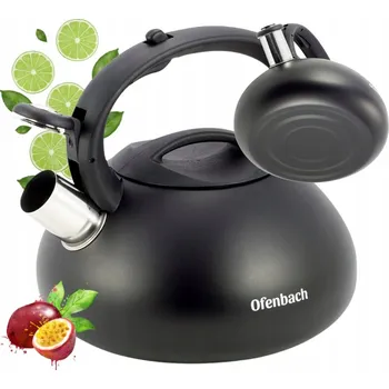 Varná konvice Tradiční ocelová Konvice Ofenbach 2,5 l černá