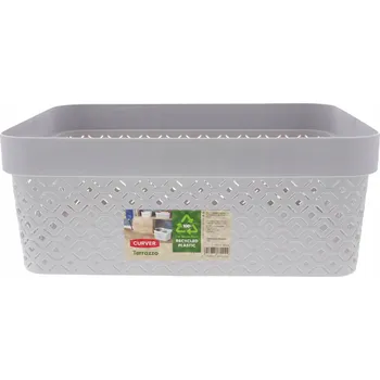 Úložný box Univerzální koš plast šedý