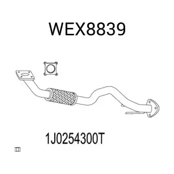 Výfuková trubka QWP Výfuková trubka QWP WEX8839