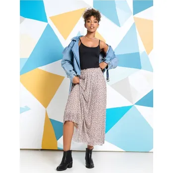 Dámská sukně Sinsay - Midi sukně - vícebarevná - 487BE-MLC - 487BE-MLC-XXS-1