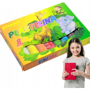 Modelovací hmota Plastelína 8 barev SDM