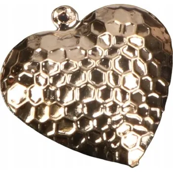 Přívěsek ZÁVĚS SRDCE KOVOVÉ Zlatá