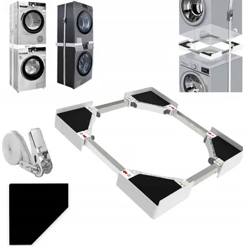 UNIVERZÁLNÍ SPOJOVACÍ PRVEK PRO PRAČKU SE SUŠIČKOU, NASTAVITELNÝ (46-72 cm)