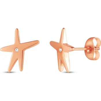 Šperk Náušnice Nyxa z růžového zlata VUCH růžová 3487901