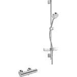 Hansa Micra - Sprchový set s termostatem, 3 proudy, chrom 48150171