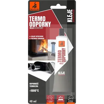 Průmyslové lepidlo Žáruvzdorné silikátové lepidlo Dragon 40 ml