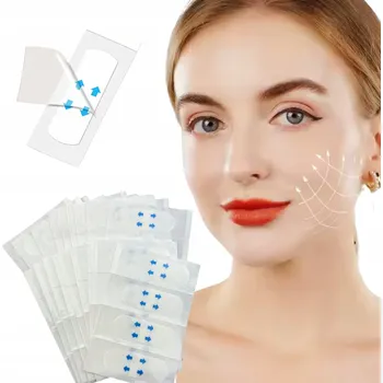 Náplast Liftingové náplasti na obličej, modelující náplasti proti vráskám, 80 Kusů