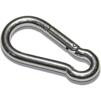 Jištění Karabina hasičská DIN 5299C, nerez A4, 140x12mm