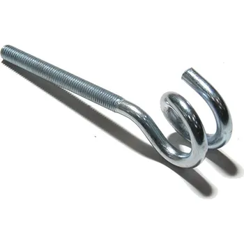 Zahradní nábytek Hák houpačkový dvojitý se závitem, M10x150mm, Zn, 20ks