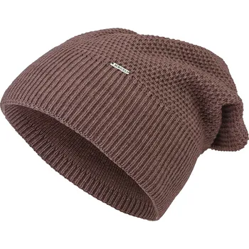 Čepice Dámská zimní čepice Wrobi C109, tmavě hnědé barvy 7100406-13