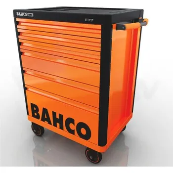 Mobilní dílenský vozík Bahco E77 Premium, 7 pater, oranžový