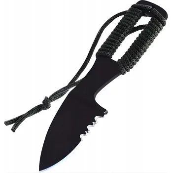 Kuchyňský nůž Outdoorový nůž GA - 39059 - Černá/Zelená KP-39059