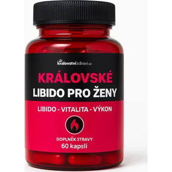 Královské Libido pro ženy, Maca 600 mg + Ženšen 100 mg, 60 kapslí - Kralovstvizdravi.cz