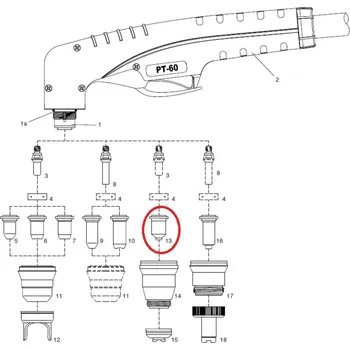 Stavební řezačka Dýza 0,9 30 40 A HS-60 řez.