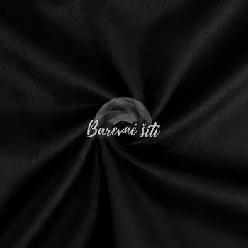 Broušená kůže Scuba Černá (E) (Moderní látka s elegantním vzhledem)