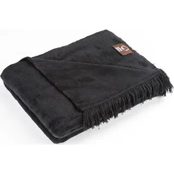 deka BAVLNĚNÁ DEKA COTTON CLOUD 150X200 CM ČERNÁ