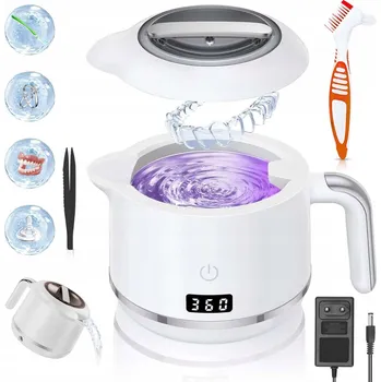 Ultrazvuková čistička ULTRAZVUKOVÁ ČISTIČKA 180ML 24W S UV LAMPOU, VNITŘEK Z Z NEREZOVÉ OCELI 304