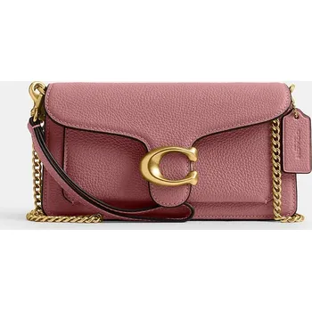 Kabelka Kožená kabelka Coach Tabby 19 růžová barva, CBF14 30X, vel. ONE SIZE