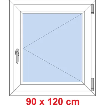 Okno Soft Plastové okno 90x120 cm, otevíravé