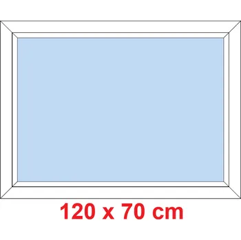 Okno Soft Plastové okno 120x70 cm, FIX neotevíravé