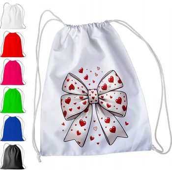 Obraz BÍLÝ SÁČEK DO ŠKOLKY, ŠKOLY, NA TV - PRO DÍVKU