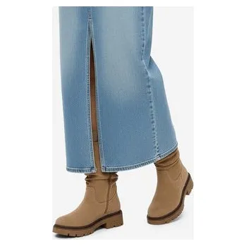 Dámské kozačky Polokozačky Clara Barson CEO-WS6332-01 Béžová 39