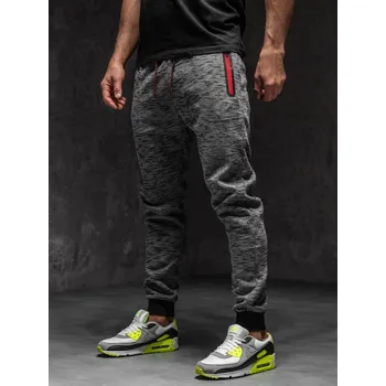 Grafitové pánské tepláky Bolf 55037A1 - M