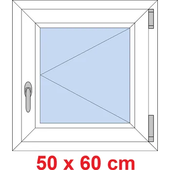 Okno Soft Plastové okno 50x60 cm, otevíravé