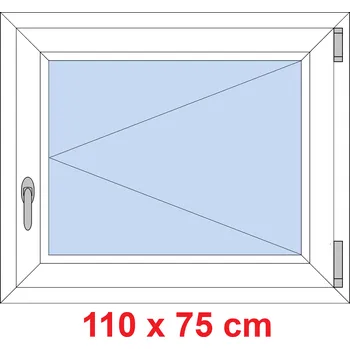 Okno Soft Plastové okno 110x75 cm, otevíravé