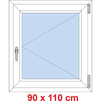Okno Soft Plastové okno 90x110 cm, otevíravé
