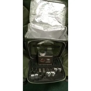 DELPHIN + TB Baits Termotaška s jedálenským setom Delphin FullCOOL C2G +TB Baits Rybářská Mletá Káva Vánočni Akce