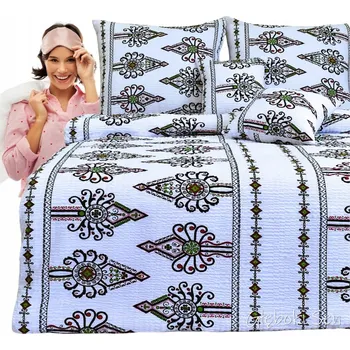 Povlečení Krepové povlečení 200x220 2x70/80 Parzenice Bílé Hrubá Krepová Látka Vysoká Kvalita