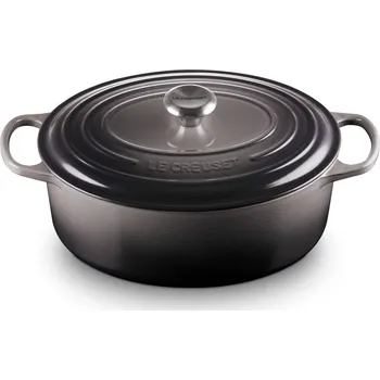 Hrnec Kastrol SIGNATURE 31 cm, 6,3 l, oválný, FLINT, litina, Le Creuset