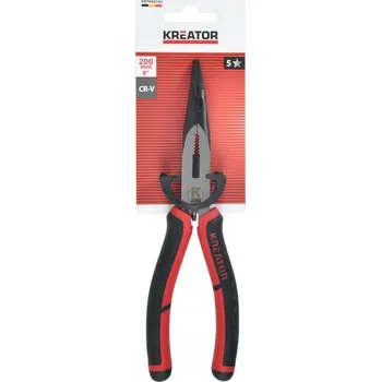 Kleště Kreator KRTH60702 - Kleště prodloužené ohnuté 200mm HIGH QUALITY