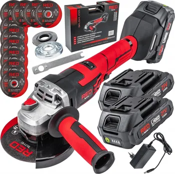 úhlová bruska Akumulátorová Úhlová bruska RED TECHNIC 1000 W 21 V
