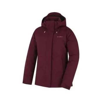 Dámská bunda Husky Nurme L dark bordo XL; Červená bunda + DÁREK DLE VÝBĚRU!