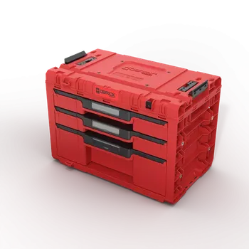 Skříňka Qbrick System PRIME Drawer 3 Toolbox RED