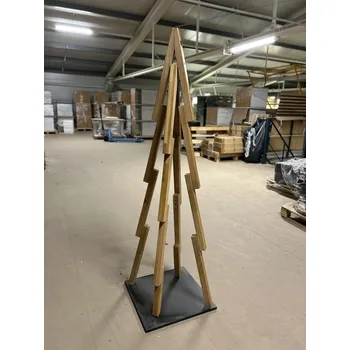 Vánoční stromek Dřevěný dekorativní geometrický vánoční stromek pro firmu