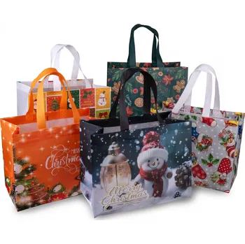 5x vánoční taška PP, odolná
